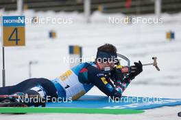 18.02.2023, Oberhof, Germany (GER): Sturla Holm Laegreid (NOR) - IBU World Championships Biathlon, relay men, Oberhof (GER). www.nordicfocus.com. © Manzoni/NordicFocus. Every downloaded picture is fee-liable.