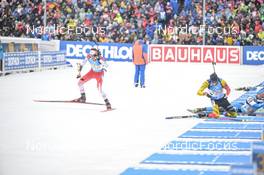 18.02.2023, Oberhof, Germany (GER): Logan Pletz (CAN) - IBU World Championships Biathlon, relay men, Oberhof (GER). www.nordicfocus.com. © Reichert/NordicFocus. Every downloaded picture is fee-liable.