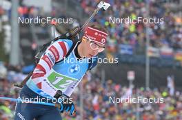 18.02.2023, Oberhof, Germany (GER): Paul Schommer (USA) - IBU World Championships Biathlon, relay men, Oberhof (GER). www.nordicfocus.com. © Reichert/NordicFocus. Every downloaded picture is fee-liable.