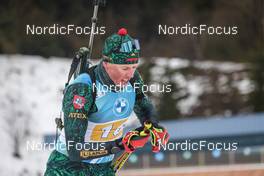 18.02.2023, Oberhof, Germany (GER): Karol Dombrovski (LTU) - IBU World Championships Biathlon, relay men, Oberhof (GER). www.nordicfocus.com. © Manzoni/NordicFocus. Every downloaded picture is fee-liable.