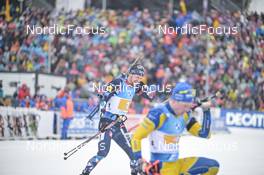 18.02.2023, Oberhof, Germany (GER): Sturla Holm Laegreid (NOR) - IBU World Championships Biathlon, relay men, Oberhof (GER). www.nordicfocus.com. © Reichert/NordicFocus. Every downloaded picture is fee-liable.