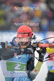 18.02.2023, Oberhof, Germany (GER): Johannes Kuehn (GER) - IBU World Championships Biathlon, relay men, Oberhof (GER). www.nordicfocus.com. © Reichert/NordicFocus. Every downloaded picture is fee-liable.