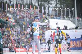 18.02.2023, Oberhof, Germany (GER): Niklas Hartweg (SUI) - IBU World Championships Biathlon, relay men, Oberhof (GER). www.nordicfocus.com. © Reichert/NordicFocus. Every downloaded picture is fee-liable.