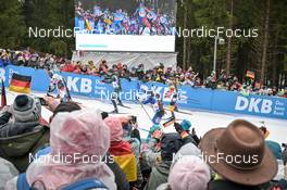 18.02.2023, Oberhof, Germany (GER): Alexandr Mukhin (KAZ) - IBU World Championships Biathlon, relay men, Oberhof (GER). www.nordicfocus.com. © Reichert/NordicFocus. Every downloaded picture is fee-liable.