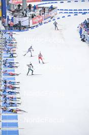18.02.2023, Oberhof, Germany (GER): Sebastian Stalder (SUI) - IBU World Championships Biathlon, relay men, Oberhof (GER). www.nordicfocus.com. © Reichert/NordicFocus. Every downloaded picture is fee-liable.