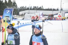 18.02.2023, Oberhof, Germany (GER): Benedikt Doll (GER) - IBU World Championships Biathlon, relay men, Oberhof (GER). www.nordicfocus.com. © Reichert/NordicFocus. Every downloaded picture is fee-liable.