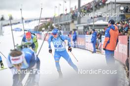 18.02.2023, Oberhof, Germany (GER): Lukas Hofer (ITA) - IBU World Championships Biathlon, relay men, Oberhof (GER). www.nordicfocus.com. © Reichert/NordicFocus. Every downloaded picture is fee-liable.