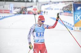 18.02.2023, Oberhof, Germany (GER): Serafin Wiestner (SUI) - IBU World Championships Biathlon, relay men, Oberhof (GER). www.nordicfocus.com. © Reichert/NordicFocus. Every downloaded picture is fee-liable.