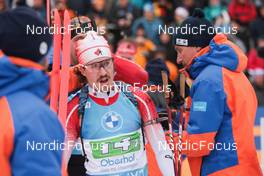 18.02.2023, Oberhof, Germany (GER): Adam Runnalls (CAN) - IBU World Championships Biathlon, relay men, Oberhof (GER). www.nordicfocus.com. © Manzoni/NordicFocus. Every downloaded picture is fee-liable.