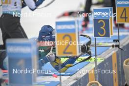 18.02.2023, Oberhof, Germany (GER): Martin Ponsiluoma (SWE) - IBU World Championships Biathlon, relay men, Oberhof (GER). www.nordicfocus.com. © Reichert/NordicFocus. Every downloaded picture is fee-liable.