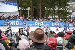 18.02.2023, Oberhof, Germany (GER): David Komatz (AUT), Michal Krcmar (CZE), (l-r) - IBU World Championships Biathlon, relay men, Oberhof (GER). www.nordicfocus.com. © Reichert/NordicFocus. Every downloaded picture is fee-liable.