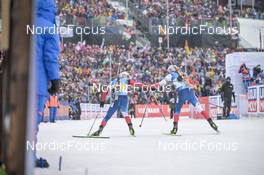 18.02.2023, Oberhof, Germany (GER): Jakub Stvrtecky (CZE), Tomas Mikyska (CZE), (l-r) - IBU World Championships Biathlon, relay men, Oberhof (GER). www.nordicfocus.com. © Reichert/NordicFocus. Every downloaded picture is fee-liable.