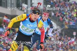 18.02.2023, Oberhof, Germany (GER): Florent Claude (BEL) - IBU World Championships Biathlon, relay men, Oberhof (GER). www.nordicfocus.com. © Reichert/NordicFocus. Every downloaded picture is fee-liable.