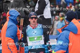 18.02.2023, Oberhof, Germany (GER): Tarjei Boe (NOR) - IBU World Championships Biathlon, relay men, Oberhof (GER). www.nordicfocus.com. © Manzoni/NordicFocus. Every downloaded picture is fee-liable.