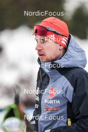 18.02.2023, Oberhof, Germany (GER): Johannes Kuehn (GER) - IBU World Championships Biathlon, relay men, Oberhof (GER). www.nordicfocus.com. © Manzoni/NordicFocus. Every downloaded picture is fee-liable.