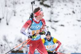 18.02.2023, Oberhof, Germany (GER): Logan Pletz (CAN) - IBU World Championships Biathlon, relay men, Oberhof (GER). www.nordicfocus.com. © Manzoni/NordicFocus. Every downloaded picture is fee-liable.
