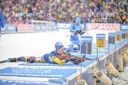 18.02.2023, Oberhof, Germany (GER): Jesper Nelin (SWE) - IBU World Championships Biathlon, relay men, Oberhof (GER). www.nordicfocus.com. © Reichert/NordicFocus. Every downloaded picture is fee-liable.