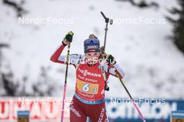 18.02.2023, Oberhof, Germany (GER): Elisa Gasparin (SUI) - IBU World Championships Biathlon, relay women, Oberhof (GER). www.nordicfocus.com. © Manzoni/NordicFocus. Every downloaded picture is fee-liable.