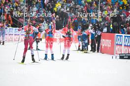18.02.2023, Oberhof, Germany (GER): Nadia Moser (CAN), Emily Dickson (CAN), (l-r) - IBU World Championships Biathlon, relay women, Oberhof (GER). www.nordicfocus.com. © Reichert/NordicFocus. Every downloaded picture is fee-liable.