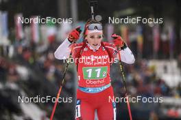 18.02.2023, Oberhof, Germany (GER): Emily Dickson (CAN) - IBU World Championships Biathlon, relay women, Oberhof (GER). www.nordicfocus.com. © Manzoni/NordicFocus. Every downloaded picture is fee-liable.