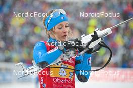 18.02.2023, Oberhof, Germany (GER): Hannah Auchentaller (ITA) - IBU World Championships Biathlon, relay women, Oberhof (GER). www.nordicfocus.com. © Reichert/NordicFocus. Every downloaded picture is fee-liable.