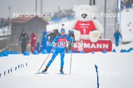 18.02.2023, Oberhof, Germany (GER): Lisa Vittozzi (ITA) - IBU World Championships Biathlon, relay women, Oberhof (GER). www.nordicfocus.com. © Reichert/NordicFocus. Every downloaded picture is fee-liable.