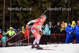 18.02.2023, Oberhof, Germany (GER): Emily Dickson (CAN) - IBU World Championships Biathlon, relay women, Oberhof (GER). www.nordicfocus.com. © Manzoni/NordicFocus. Every downloaded picture is fee-liable.