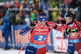 18.02.2023, Oberhof, Germany (GER): Julia Simon (FRA) - IBU World Championships Biathlon, relay women, Oberhof (GER). www.nordicfocus.com. © Manzoni/NordicFocus. Every downloaded picture is fee-liable.