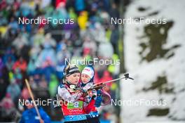 18.02.2023, Oberhof, Germany (GER): Anna Gandler (AUT) - IBU World Championships Biathlon, relay women, Oberhof (GER). www.nordicfocus.com. © Reichert/NordicFocus. Every downloaded picture is fee-liable.