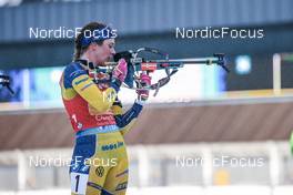 18.02.2023, Oberhof, Germany (GER): Elvira Oeberg (SWE) - IBU World Championships Biathlon, relay women, Oberhof (GER). www.nordicfocus.com. © Manzoni/NordicFocus. Every downloaded picture is fee-liable.