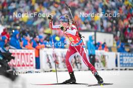 18.02.2023, Oberhof, Germany (GER): Elisa Gasparin (SUI) - IBU World Championships Biathlon, relay women, Oberhof (GER). www.nordicfocus.com. © Reichert/NordicFocus. Every downloaded picture is fee-liable.