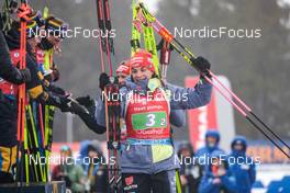 18.02.2023, Oberhof, Germany (GER): Hanna Kebinger (GER) - IBU World Championships Biathlon, relay women, Oberhof (GER). www.nordicfocus.com. © Manzoni/NordicFocus. Every downloaded picture is fee-liable.