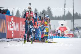 18.02.2023, Oberhof, Germany (GER): Anna Magnusson (SWE) - IBU World Championships Biathlon, relay women, Oberhof (GER). www.nordicfocus.com. © Manzoni/NordicFocus. Every downloaded picture is fee-liable.