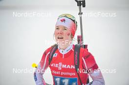 18.02.2023, Oberhof, Germany (GER): Emma Lunder (CAN) - IBU World Championships Biathlon, relay women, Oberhof (GER). www.nordicfocus.com. © Reichert/NordicFocus. Every downloaded picture is fee-liable.