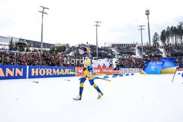 16.02.2023, Oberhof, Germany (GER): Hanna Oeberg (SWE) - IBU World Championships Biathlon, single mixed relay, Oberhof (GER). www.nordicfocus.com. © Manzoni/NordicFocus. Every downloaded picture is fee-liable.