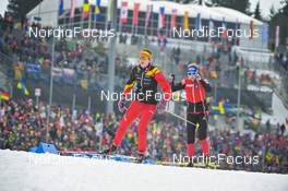 16.02.2023, Oberhof, Germany (GER): Lotte Lie (BEL) - IBU World Championships Biathlon, single mixed relay, Oberhof (GER). www.nordicfocus.com. © Reichert/NordicFocus. Every downloaded picture is fee-liable.