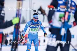 16.02.2023, Oberhof, Germany (GER): Tommaso Giacomel (ITA) - IBU World Championships Biathlon, single mixed relay, Oberhof (GER). www.nordicfocus.com. © Manzoni/NordicFocus. Every downloaded picture is fee-liable.