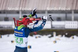 16.02.2023, Oberhof, Germany (GER): Jakov Fak (SLO) - IBU World Championships Biathlon, single mixed relay, Oberhof (GER). www.nordicfocus.com. © Manzoni/NordicFocus. Every downloaded picture is fee-liable.