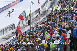 16.02.2023, Oberhof, Germany (GER): Florent Claude (BEL), Paul Schommer (USA), (l-r) - IBU World Championships Biathlon, single mixed relay, Oberhof (GER). www.nordicfocus.com. © Reichert/NordicFocus. Every downloaded picture is fee-liable.
