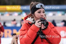 16.02.2023, Oberhof, Germany (GER): Emily Dickson (CAN) - IBU World Championships Biathlon, single mixed relay, Oberhof (GER). www.nordicfocus.com. © Manzoni/NordicFocus. Every downloaded picture is fee-liable.