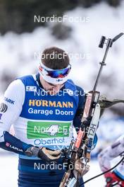 16.02.2023, Oberhof, Germany (GER): Olli Hiidensalo (FIN) - IBU World Championships Biathlon, single mixed relay, Oberhof (GER). www.nordicfocus.com. © Manzoni/NordicFocus. Every downloaded picture is fee-liable.