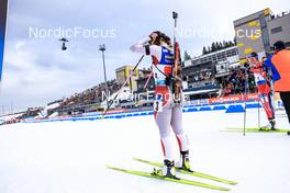 16.02.2023, Oberhof, Germany (GER): Lena Haecki-Gross (SUI) - IBU World Championships Biathlon, single mixed relay, Oberhof (GER). www.nordicfocus.com. © Manzoni/NordicFocus. Every downloaded picture is fee-liable.