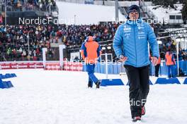 16.02.2023, Oberhof, Germany (GER): Ricco Gross (GER), coach Team Slovenia  - IBU World Championships Biathlon, single mixed relay, Oberhof (GER). www.nordicfocus.com. © Manzoni/NordicFocus. Every downloaded picture is fee-liable.
