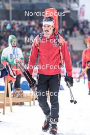 16.02.2023, Oberhof, Germany (GER): Adam Runnalls (CAN) - IBU World Championships Biathlon, single mixed relay, Oberhof (GER). www.nordicfocus.com. © Manzoni/NordicFocus. Every downloaded picture is fee-liable.
