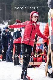 16.02.2023, Oberhof, Germany (GER): Emma Lunder (CAN) - IBU World Championships Biathlon, single mixed relay, Oberhof (GER). www.nordicfocus.com. © Manzoni/NordicFocus. Every downloaded picture is fee-liable.