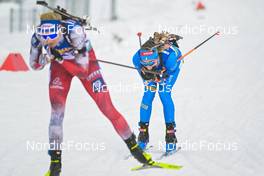 16.02.2023, Oberhof, Germany (GER): Lisa Vittozzi (ITA) - IBU World Championships Biathlon, single mixed relay, Oberhof (GER). www.nordicfocus.com. © Reichert/NordicFocus. Every downloaded picture is fee-liable.