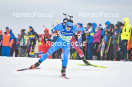 16.02.2023, Oberhof, Germany (GER): Tommaso Giacomel (ITA) - IBU World Championships Biathlon, single mixed relay, Oberhof (GER). www.nordicfocus.com. © Reichert/NordicFocus. Every downloaded picture is fee-liable.