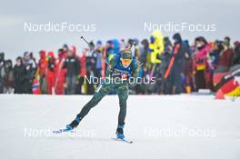16.02.2023, Oberhof, Germany (GER): Tomas Kaukenas (LTU) - IBU World Championships Biathlon, single mixed relay, Oberhof (GER). www.nordicfocus.com. © Reichert/NordicFocus. Every downloaded picture is fee-liable.