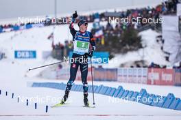 16.02.2023, Oberhof, Germany (GER): Johannes Thingnes Boe (NOR) - IBU World Championships Biathlon, single mixed relay, Oberhof (GER). www.nordicfocus.com. © Manzoni/NordicFocus. Every downloaded picture is fee-liable.