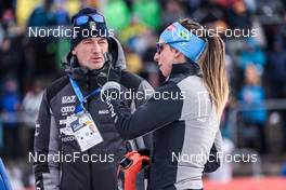 16.02.2023, Oberhof, Germany (GER): Lisa Vittozzi (ITA) - IBU World Championships Biathlon, single mixed relay, Oberhof (GER). www.nordicfocus.com. © Manzoni/NordicFocus. Every downloaded picture is fee-liable.